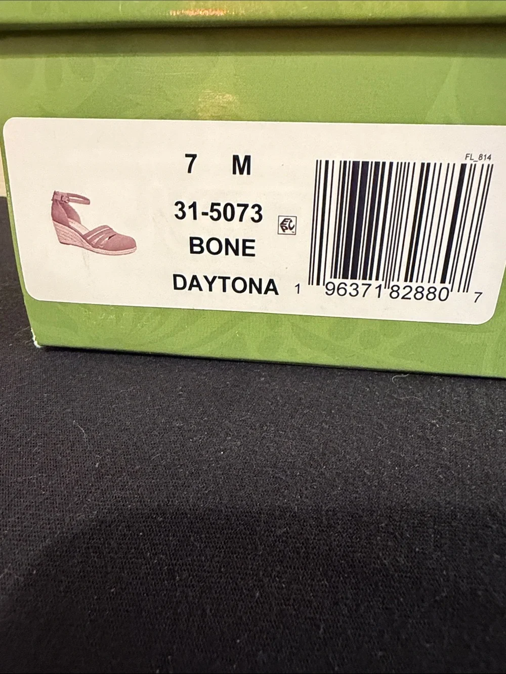 easy street Daytona Bone Espadrille-NIB